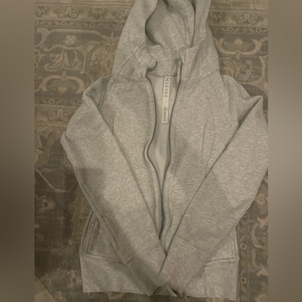 Gray - Lululemon scuba full zip.